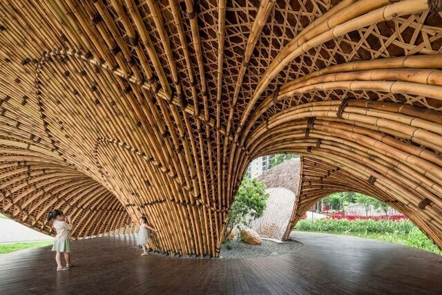Бамбуковый павильон в Фошане, Китай
