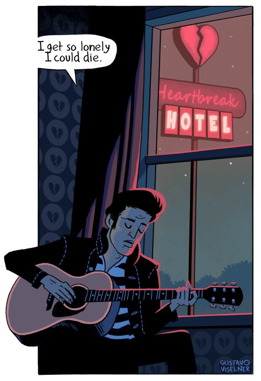 12. Elvis Presley — Heartbreak Hotel