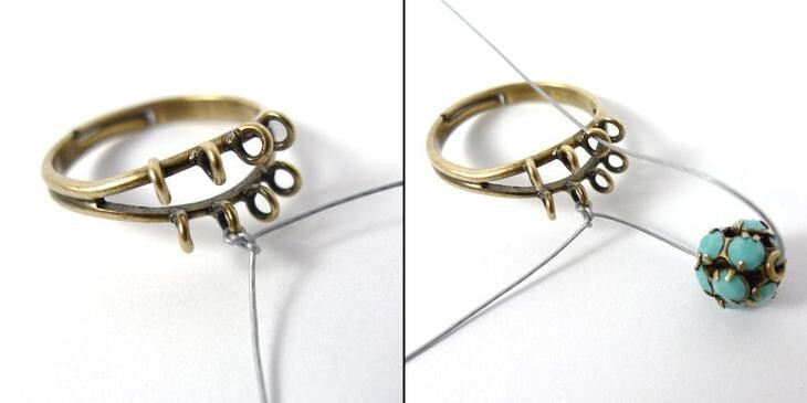 Делаем модное украшение: кольцо своими руками из бисера