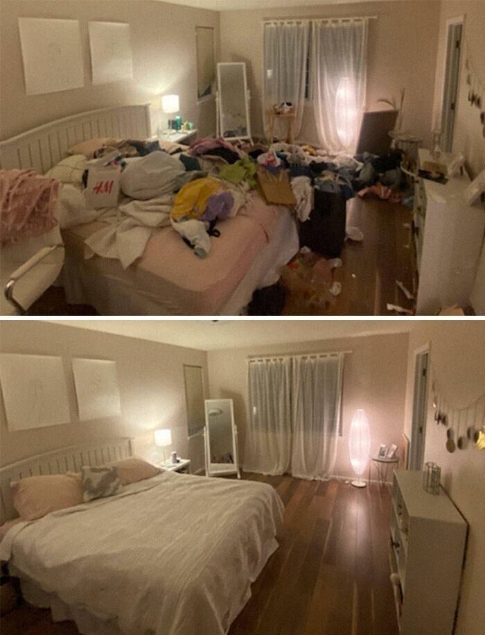"После многих месяцев депрессии я наконец-то убралась в своей комнате"