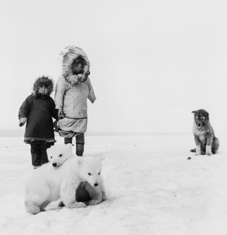 Коренные жители Аляски. США, 1955 год