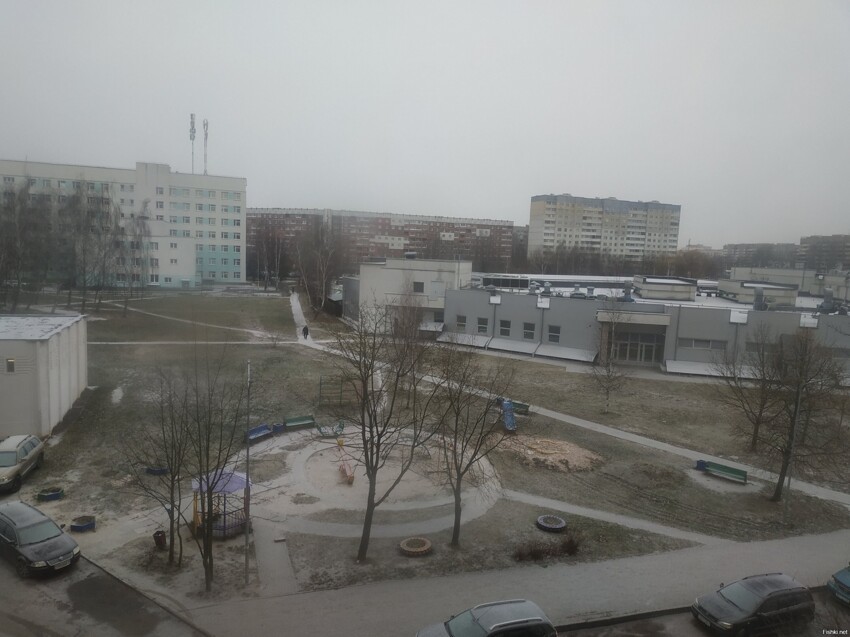 В Минске идёт снег
