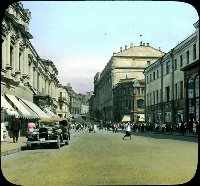 Улица Кузнецкий мост, Москва, 1931