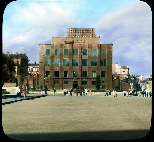 Советская площадь, институт Ленина, Москва, 1931 г.