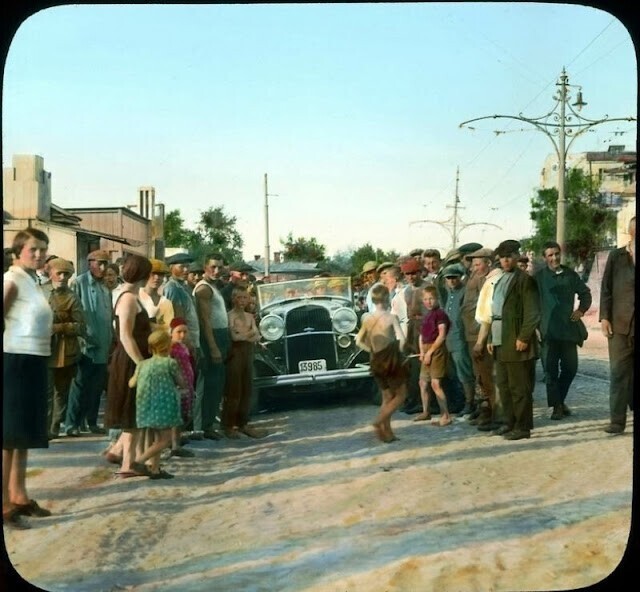 Где-то в старом районе Москвы, 1931 г.