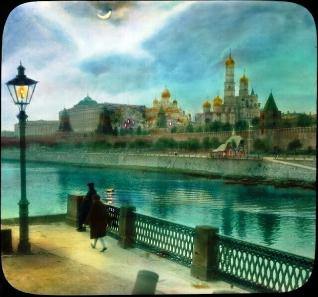 Вид на Кремль с Большого Москворецкого моста, Москва, 1931 г.