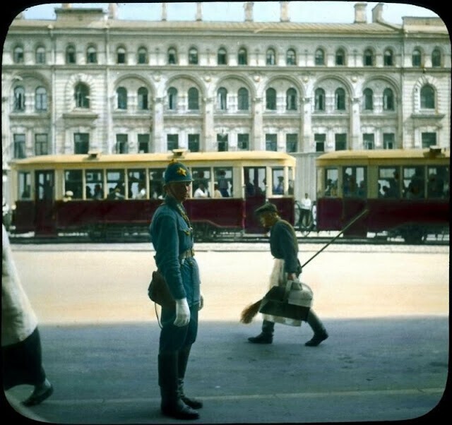 Моисеевская площадь. Вид на будущую Манежную площадь, Москва 1931 г.