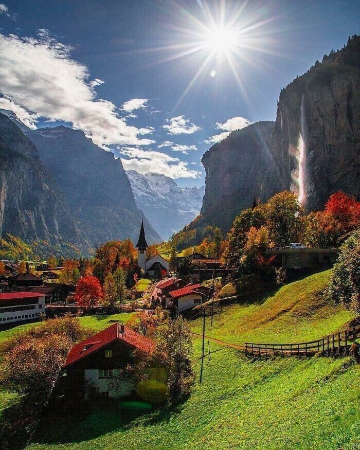 Долина 72 водопадов, Швейцария