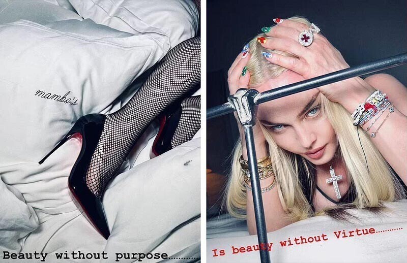 Мадонна шокировала поклонников новой серией откровенных фотографий