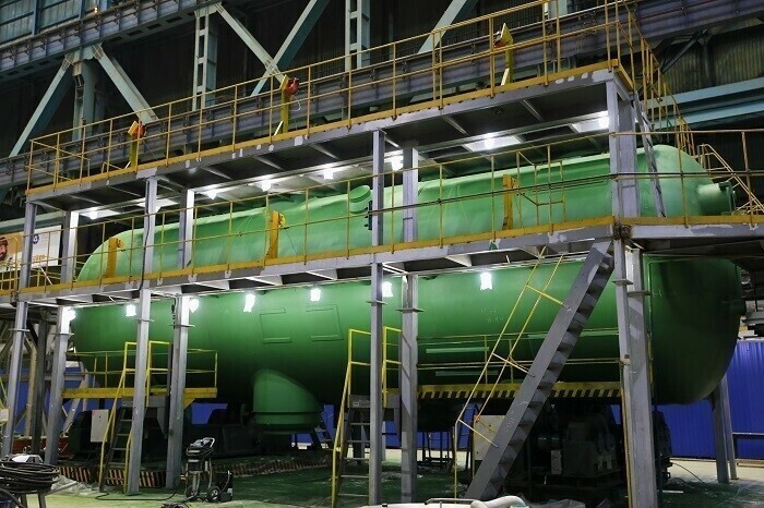 На «Атоммаше» изготовили первый парогенератор для блока № 2 Курской АЭС-2