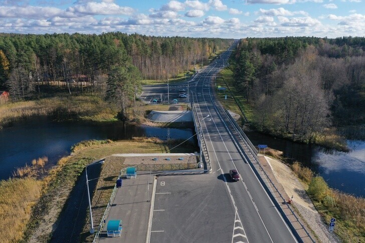 Еще 20 км дороги Р-23 в Псковской области капитально отремонтировано