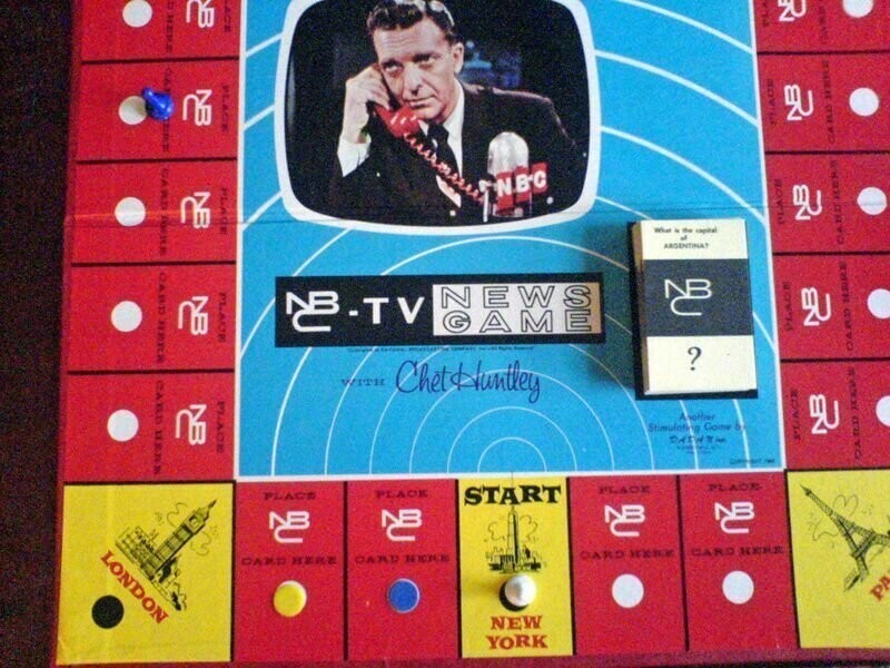 10. "NBC: теле-новостная игра" NBC: TV News Game (1962)