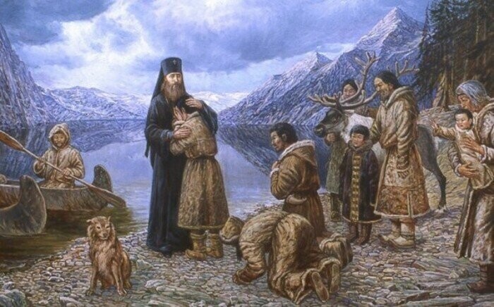 Русские священники на Аляске