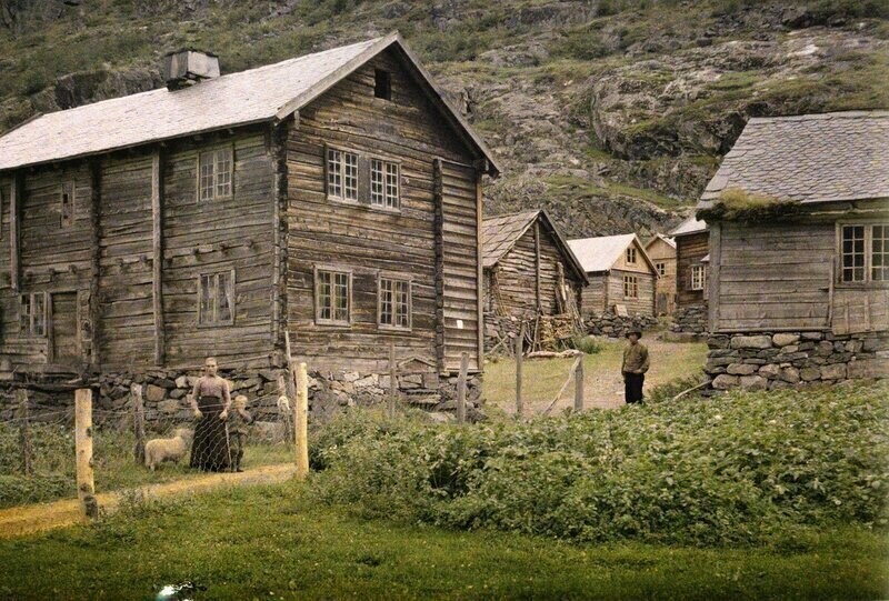 Норвежская деревня, 1910 год