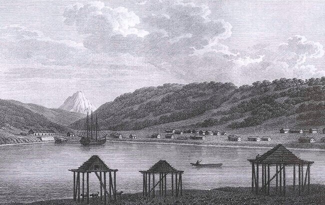 Гавань Петропавловска, 1787 год