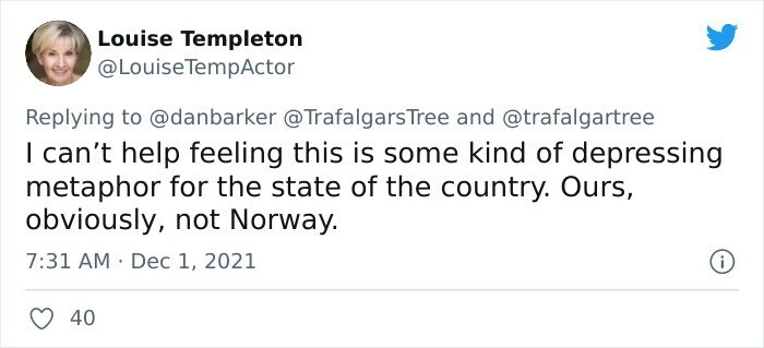 "Не могу избавиться от ощущения, что это какая-то депрессивная метафора о состоянии страны. Нашей, конечно, а не Норвегии"