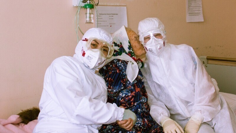 В Башкирии. И так бывает: 101-летняя Анисия Матвеевна ушла из ковид-госпиталя