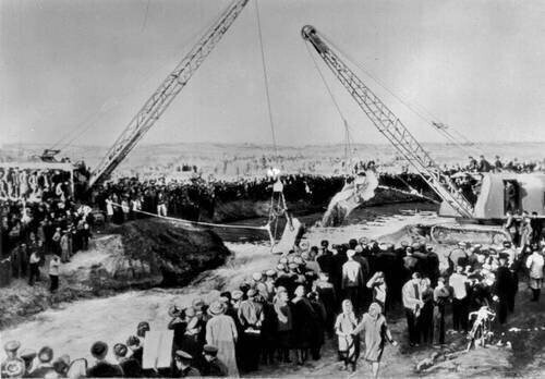 Пуск 2-й очереди Каракумского оросительного канала, 1960 год