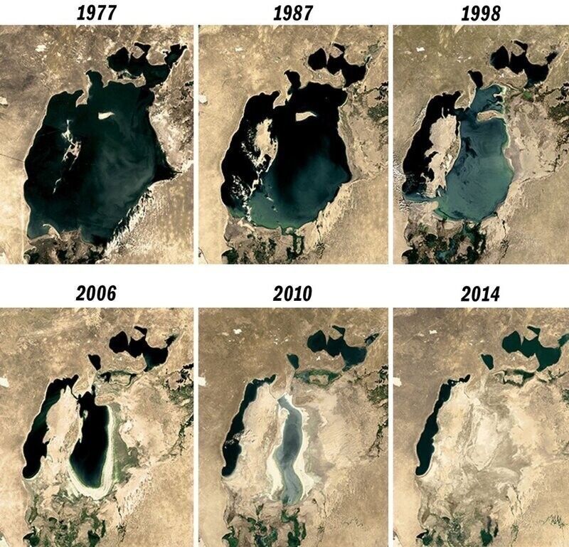 Озеро, превратившееся в пустыню: как погибало Аральское море
