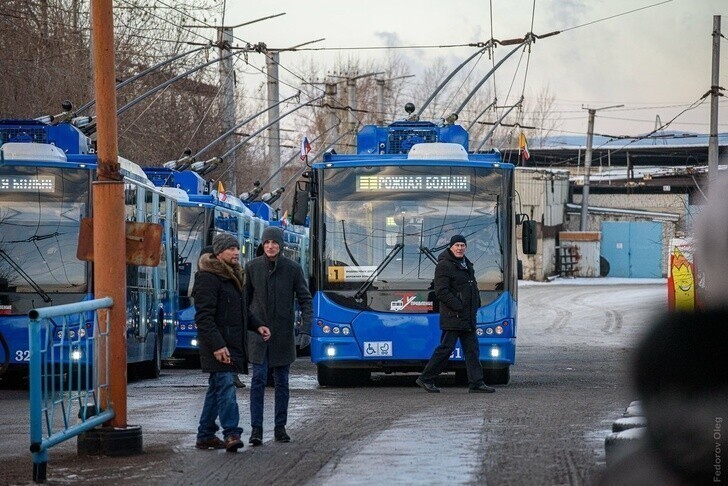 11 новых троллейбусов вышли на маршруты в Чите
