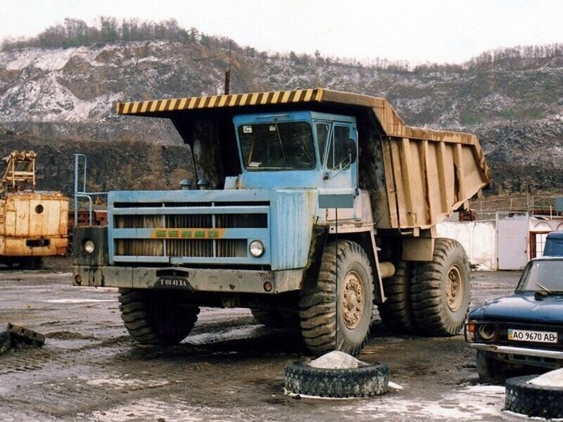 Серийный БелАЗ-540
