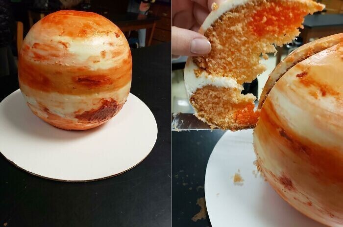 30. Сферический торт "Юпитер"
