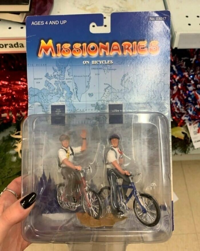 10. "Миссионеры на велосипедах"