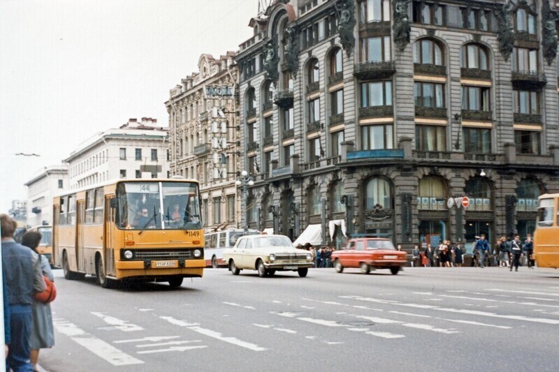 Прогулка по Ленинграду 1986 года
