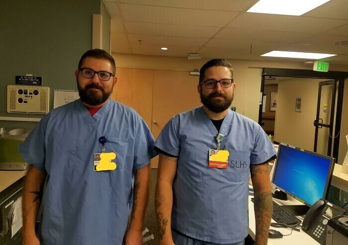 "Я нашел своего близнеца у себя на работе"