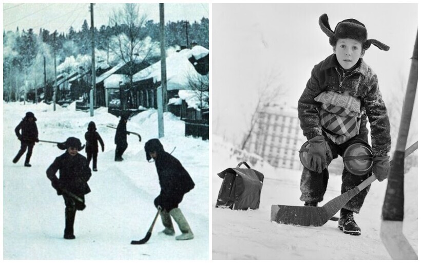 Как развлекались советские дети зимой