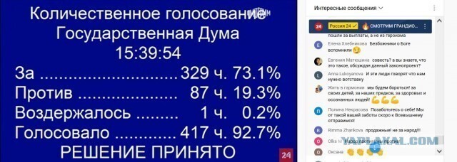 Первое чтение законопроекта о введении QR-кодов в общественных местах
