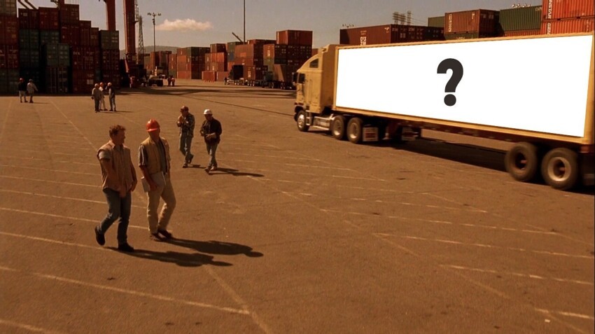 &quot;Груз упакован и отправлен&quot;... Какая надпись красовалась на грузовиках?