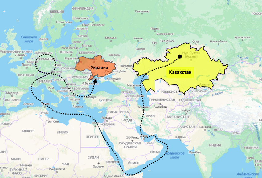 На украине победили географию? Хитрый способ получать уголь из Казахстана в обход России