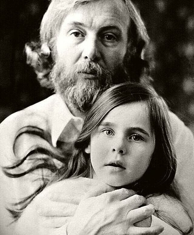 Иннокентий Смоктуновский с дочерью Марией.