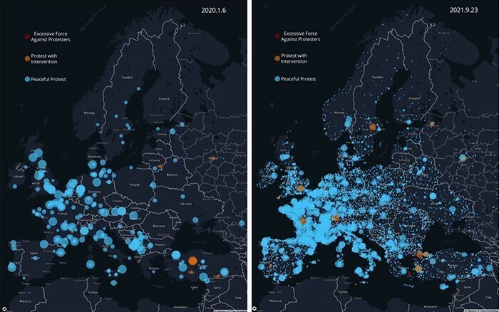 19. Протесты в Европе: 2020-2021 гг.