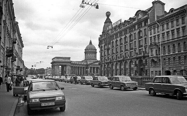 Прогулка по Ленинграду 1987 года