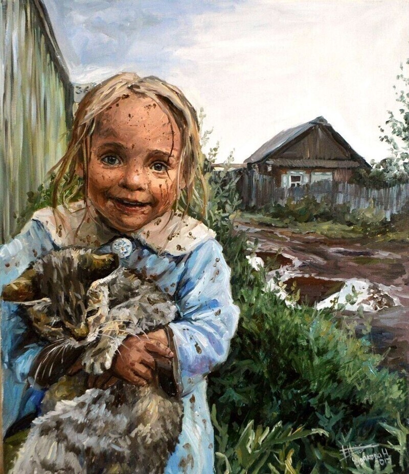 Картины Настасьи Чудаковой, которые возвращают в детство