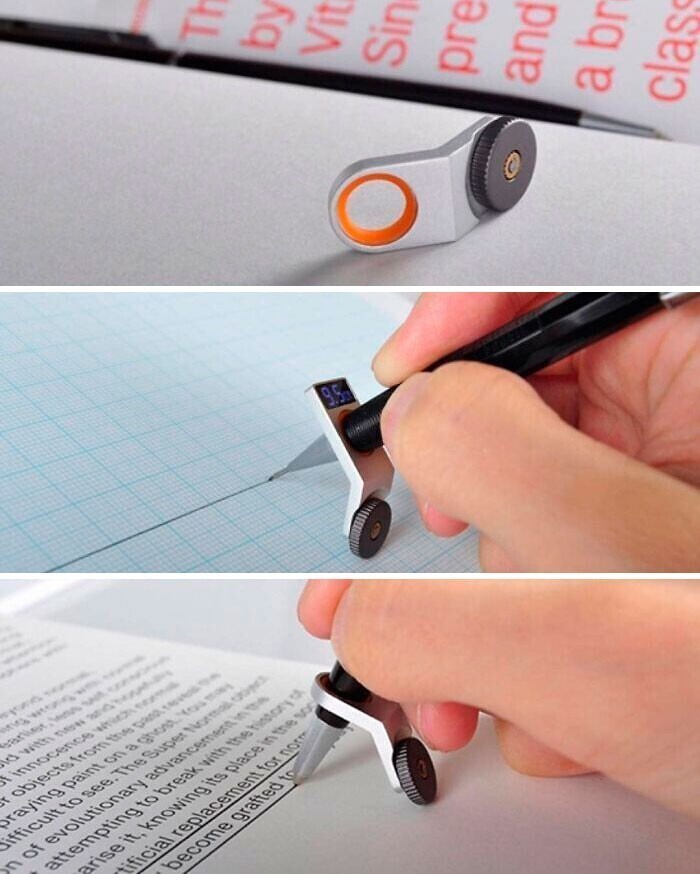 С этой ручкой можно нарисовать ровную линию без помощи линейки