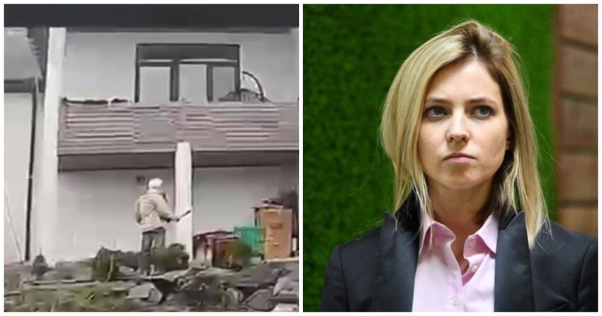Наталья Поклонская показала видео с украинцем, пытавшимся проникнуть в её дом