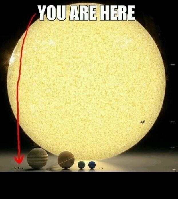 Однако это ничто по сравнению с Солнцем.