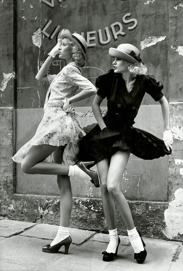  Донна Джордан и Луиза Де Пойнтс. 1972 год, Vogue Великобритания,