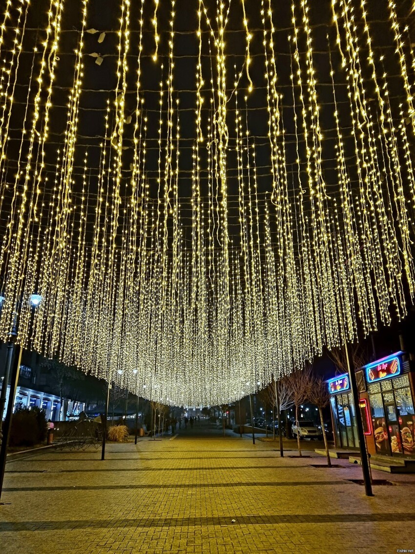 Немного новогоднего настроения из южной столицы Казахстана