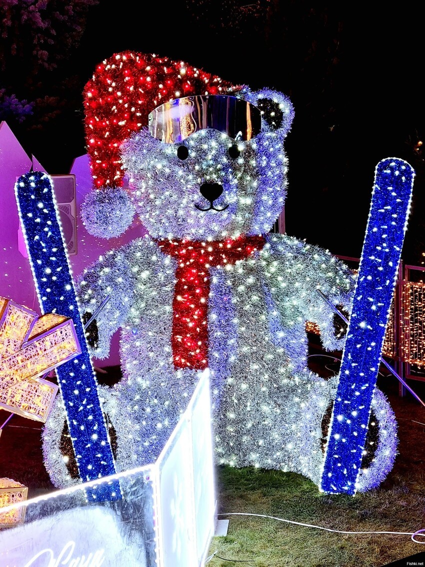 Немного новогоднего настроения из южной столицы Казахстана