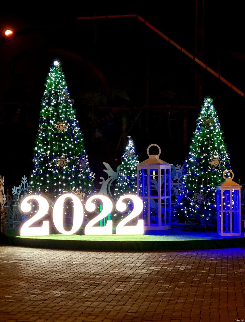 Немного новогоднего настроения из южной столицы Казахстана