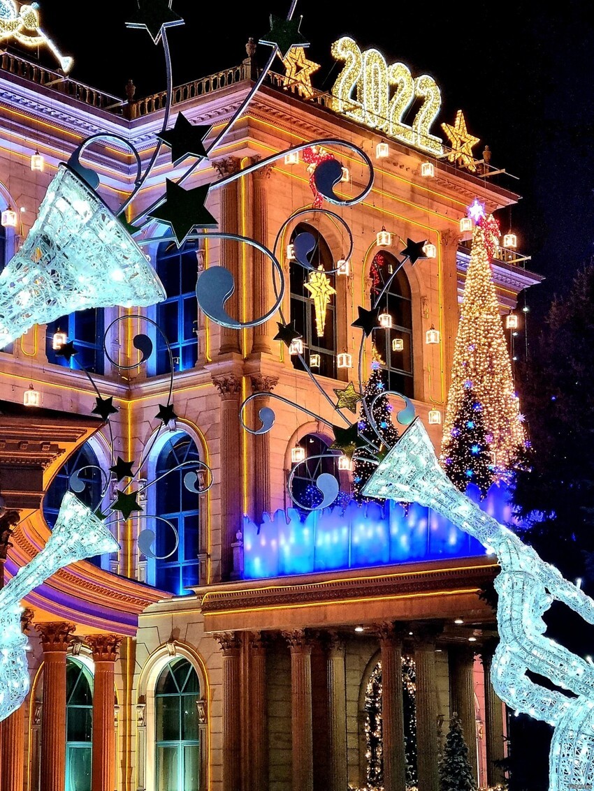 Немного новогоднего настроения из южной столицы Казахстана