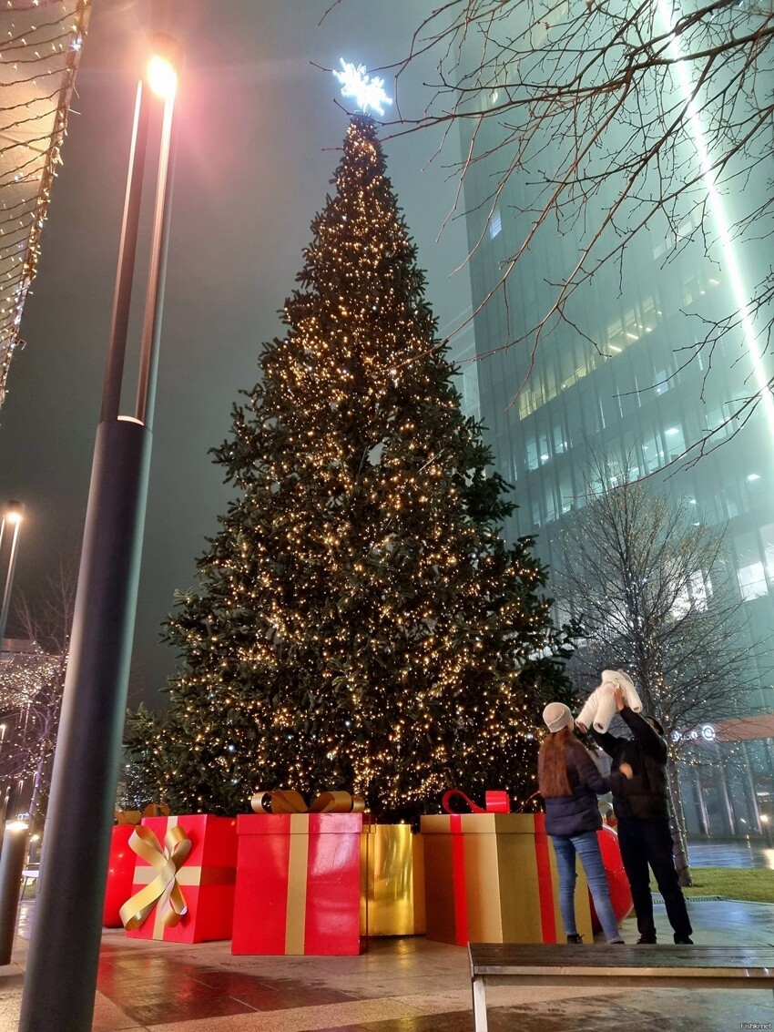 Немного новогоднего настроения из южной столицы Казахстана