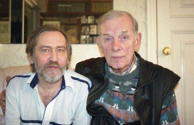Леонид Филатов и Георгий Жжёнов. Фото 24 декабря 1998 года