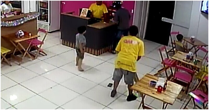 Сотрудники кафе в Бразилии устроили тёплый прием грабителю