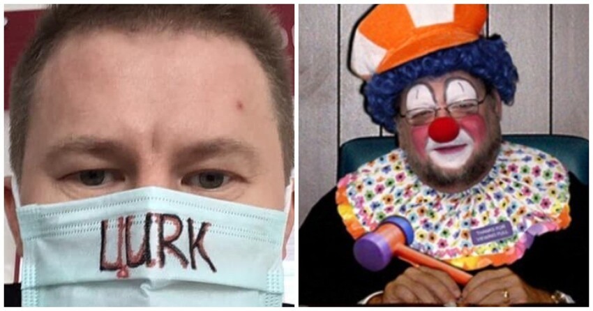 В Екатеринбурге суд попросил наказать адвоката за маску с надписью "Цирк"