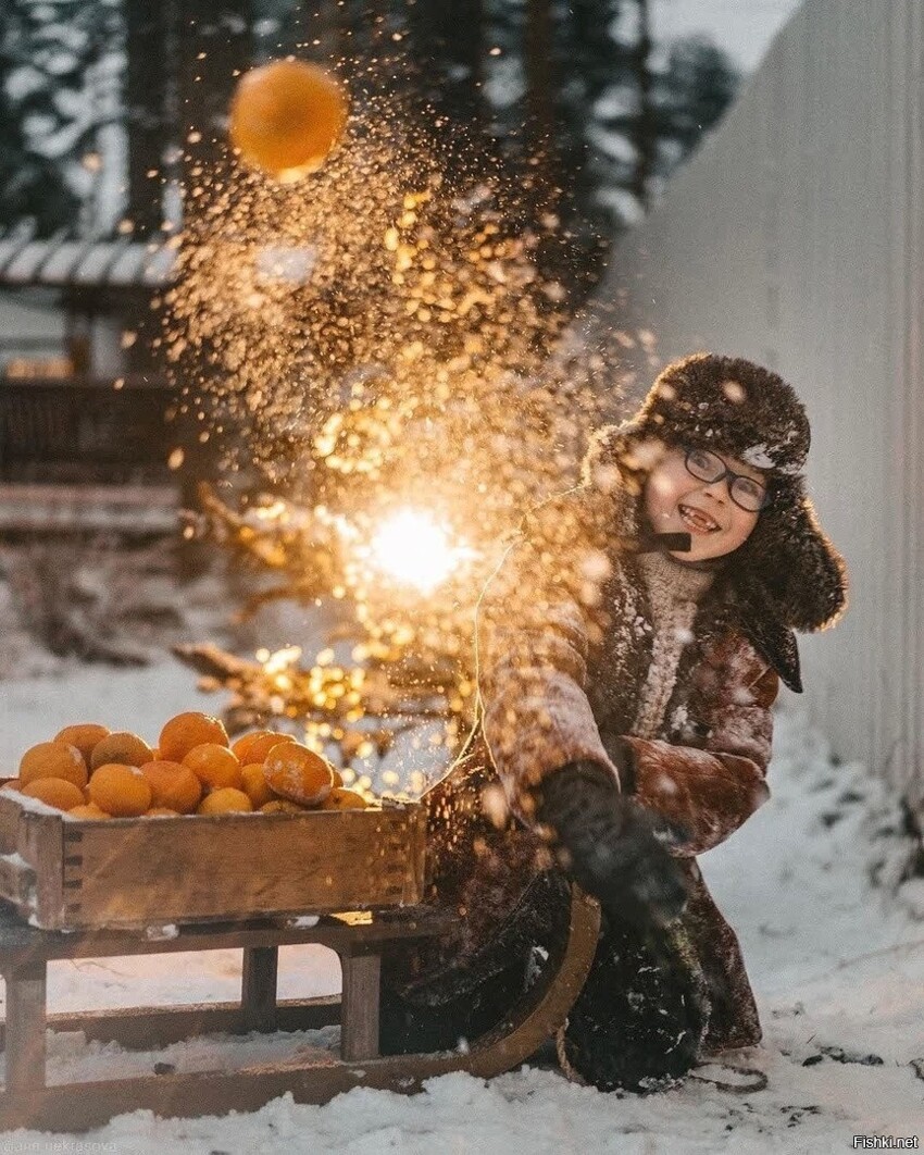 Новогодний позитив от фотографа Анны Некрасовой